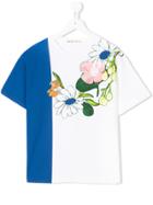 Marni Kids Flower Print T-shirt - White