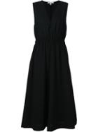 Carven V-neck Flared Dress