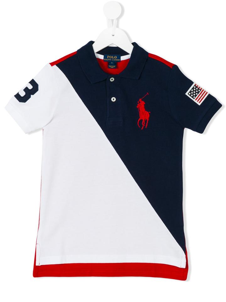 Ralph Lauren Kids - Blockcolour Polo Shirt - Kids - Cotton - 7 Yrs, Red