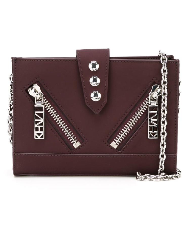 Kenzo 'kalifornia' Chain Wallet - Pink & Purple
