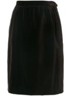 Yves Saint Laurent Pre-owned Straight Skirt - Brown