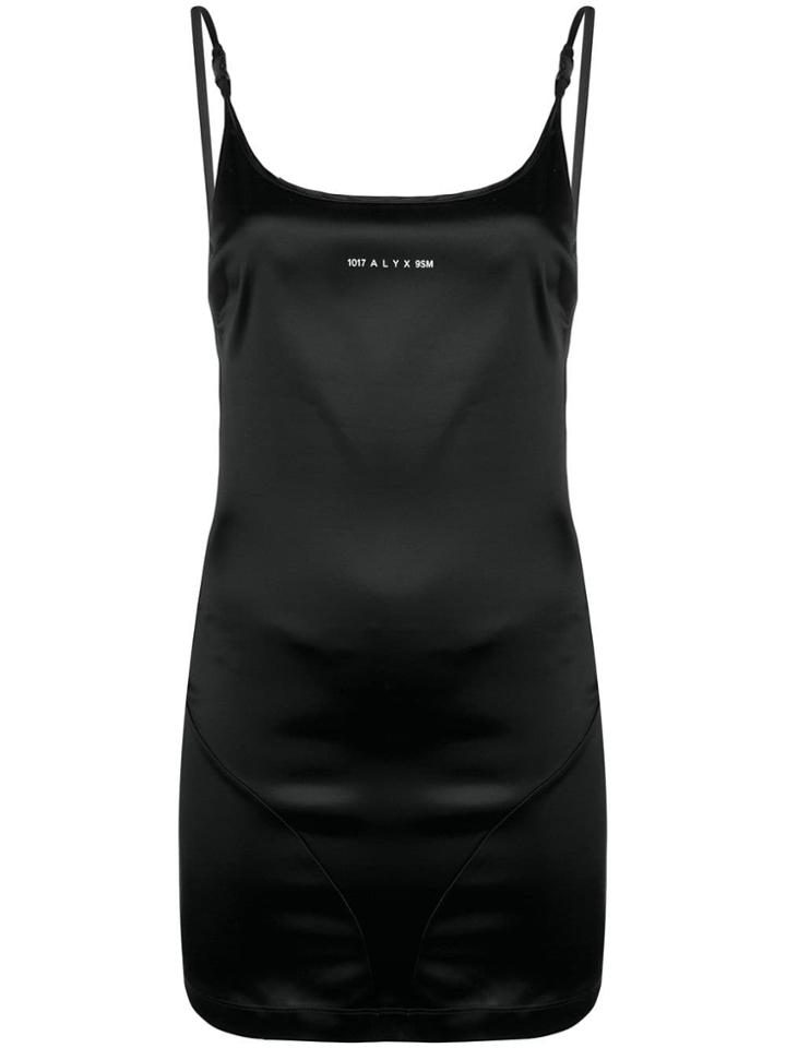 1017 Alyx 9sm Open Back Mini Dress - Black