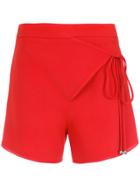 Nk Wrap Style Shorts - Red