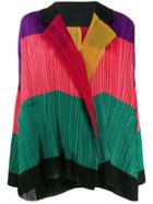 Issey Miyake Pre-owned 2000s Plissé Reversible Jacket - Green