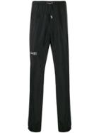 Heliot Emil Embroidered Logo Track Pants - Black