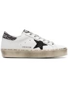 Golden Goose Deluxe Brand Gg Histar Blk Glttr Star - White