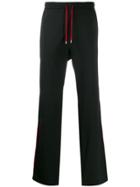 Versace Collection Contrast Piping Track Pants - Black