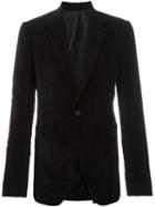 Rick Owens Velvet Blazer, Men's, Size: 54, Black, Cotton/linen/flax/cupro