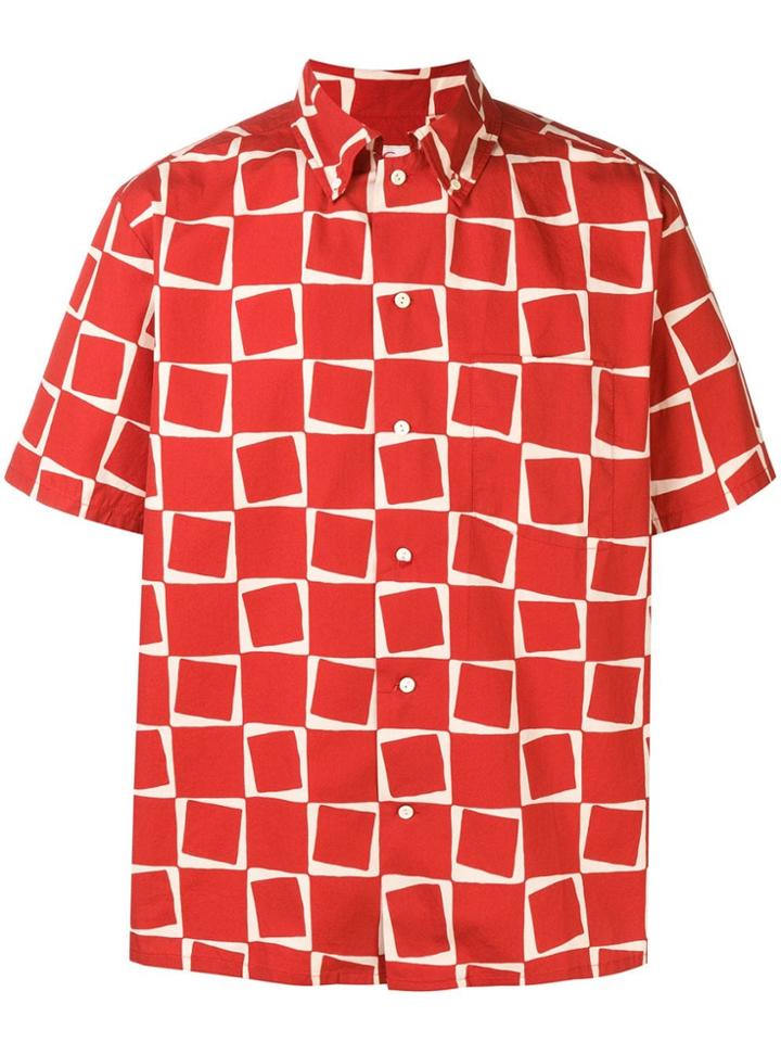 Levi's Vintage Clothing Checked Shortsleeved Shirt - Red