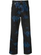 Paura X Kappa Print Jeans - Blue