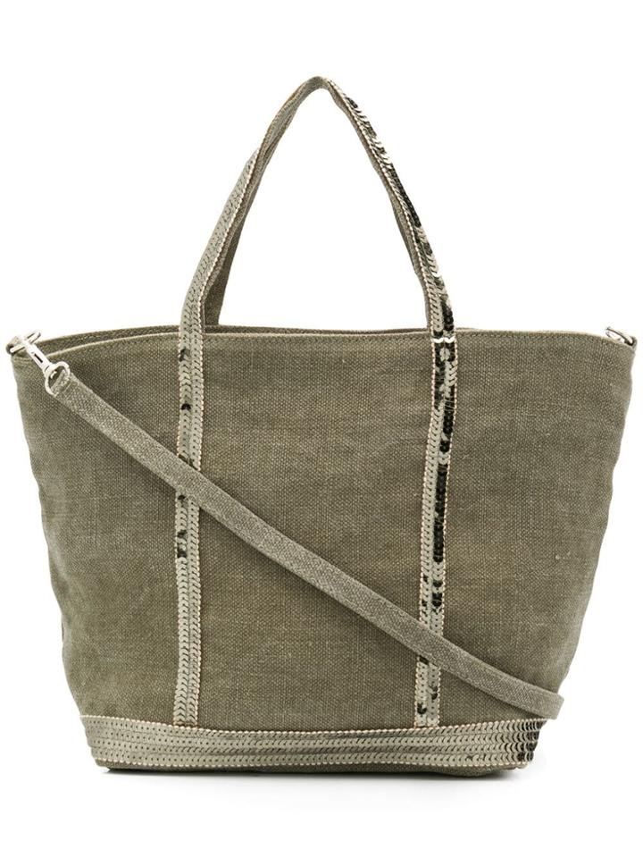 Vanessa Bruno Sequined Detail Tote Bag - Green