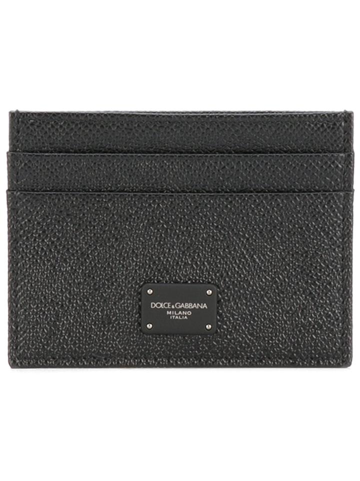 Dolce & Gabbana Branded Cardholder - Black