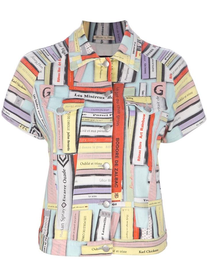 Jean Paul Gaultier Vintage Book Print Shirt