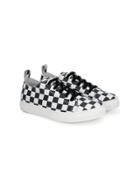 Dsquared2 Kids Checkered Sneakers - White