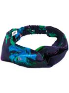 Emanuel Ungaro Floral Print Hair Band - Blue