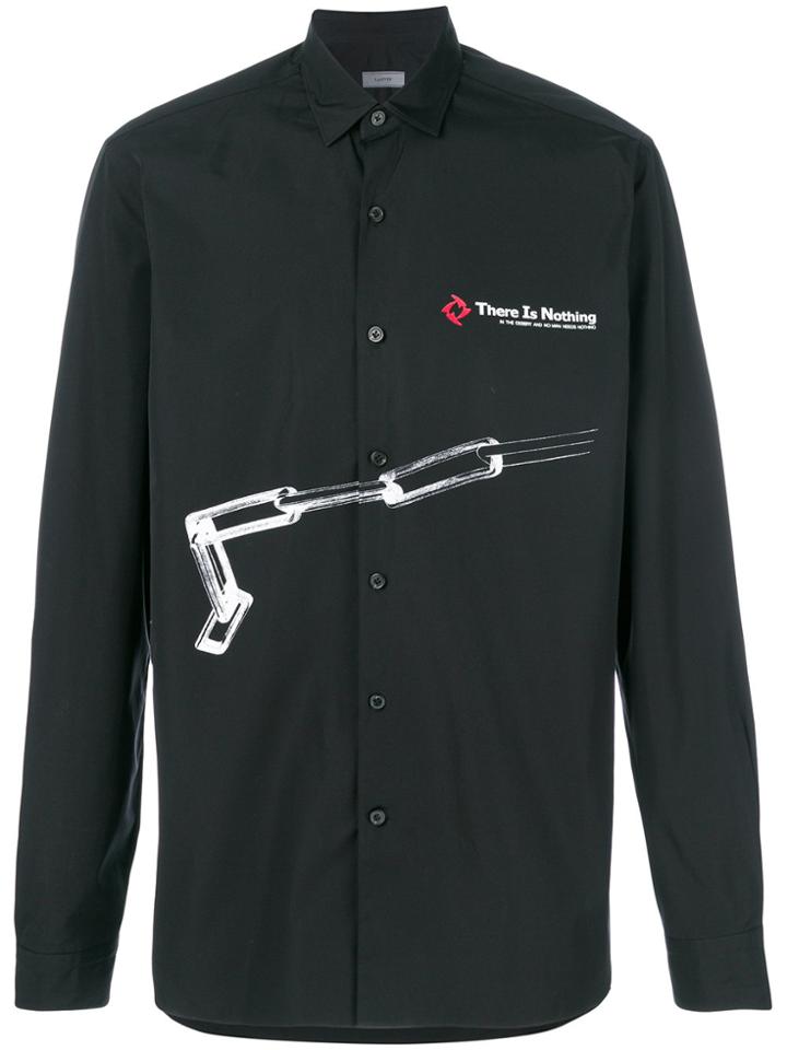 Lanvin Printed Shirt - Black