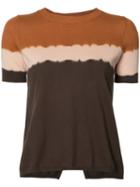 Isabel Marant Étoile Tie-dye Knitted Top, Women's, Size: 36, Brown, Cotton/cashmere
