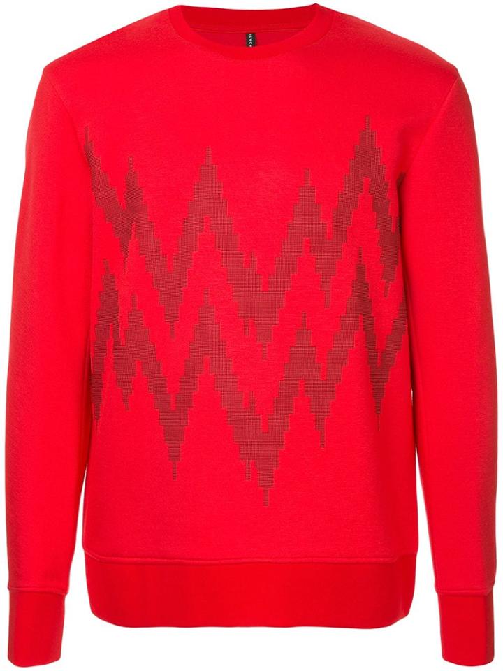 Blackbarrett Printed Sweatshirt - Red