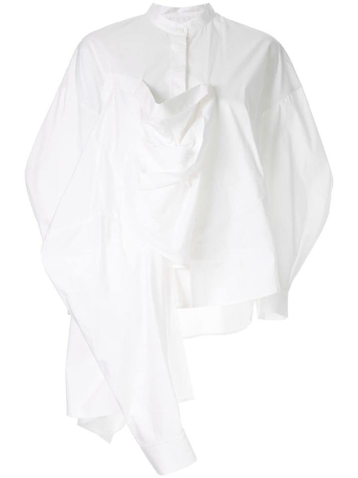 Enföld Deconstructed Asymmetric Shirt - White