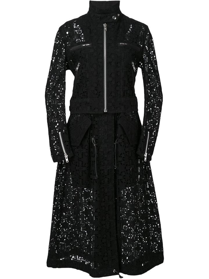 Sacai Laser Cut Coat