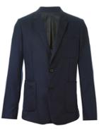 Ami Alexandre Mattiussi Pocket Blazer, Men's, Size: 48, Blue, Wool