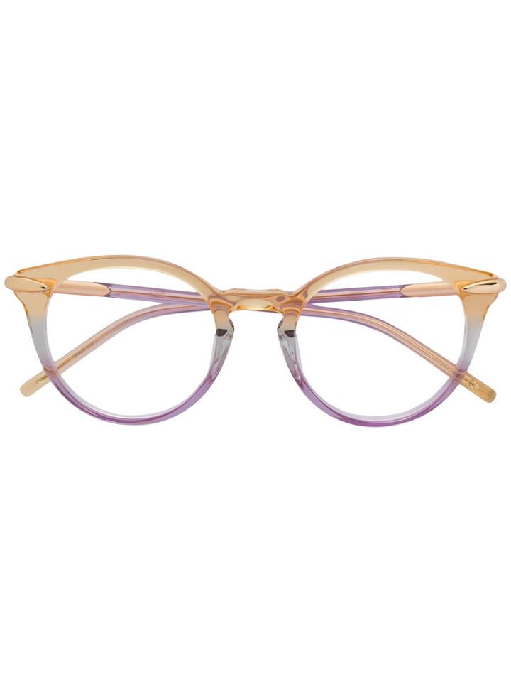 Pomellato Clear Frame Glasses - Metallic