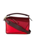 Loewe - Small Puzzle Tote Bag - Women - Leather - One Size, Red, Leather