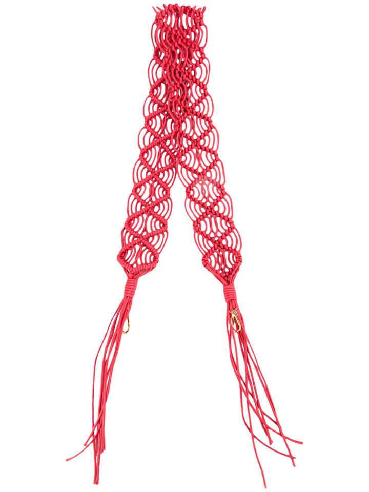 Marni Macrame Bag Handle - Red