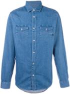 Armani Jeans Denim Shirt, Men's, Size: Medium, Blue, Cotton