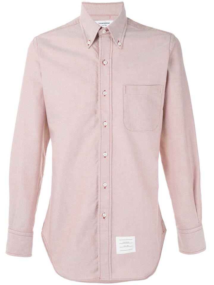 Thom Browne - Plain Shirt - Men - Cotton - 3, Pink/purple, Cotton