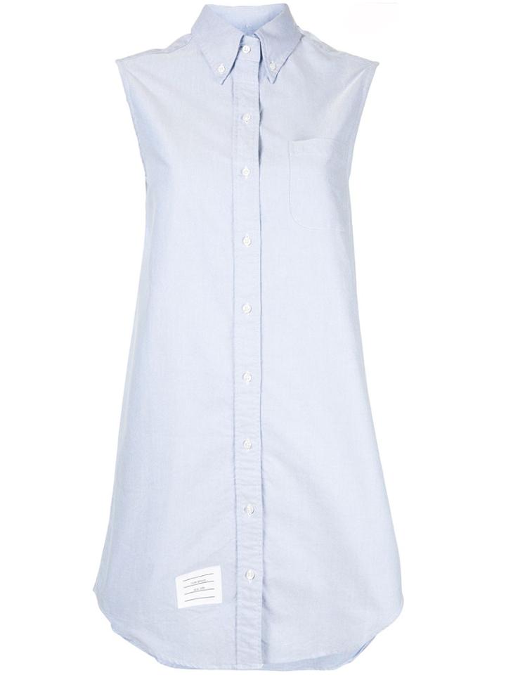 Thom Browne Short Shirt Dress - Blue