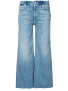 Mother Roller Cropped Jeans - Blue