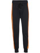 Ganni Presbourg Striped Track Pants - Black