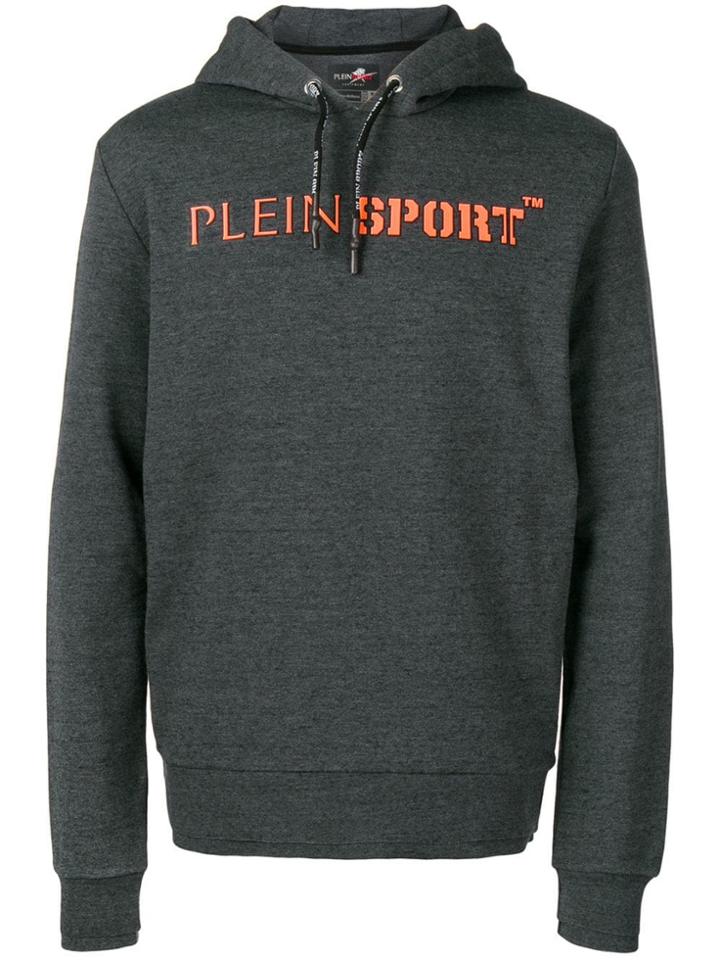 Plein Sport Logo Hoodie - Grey