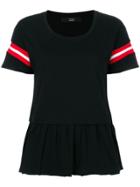 Steffen Schraut Stripe Sleeved T-shirt - Black