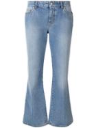 Alexander Mcqueen - Flared Jeans - Women - Cotton - 38, Blue, Cotton