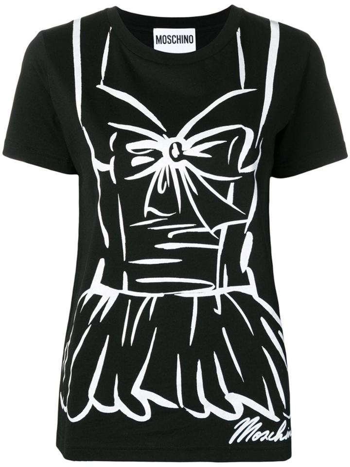 Moschino Dress Motif T-shirt - Black