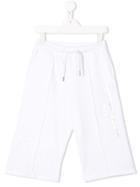 Jeremy Scott Junior Teen Logo Print Track Pants - White