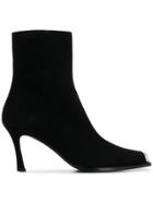 Calvin Klein 205w39nyc Logo Plaque Ankle Boots - Black