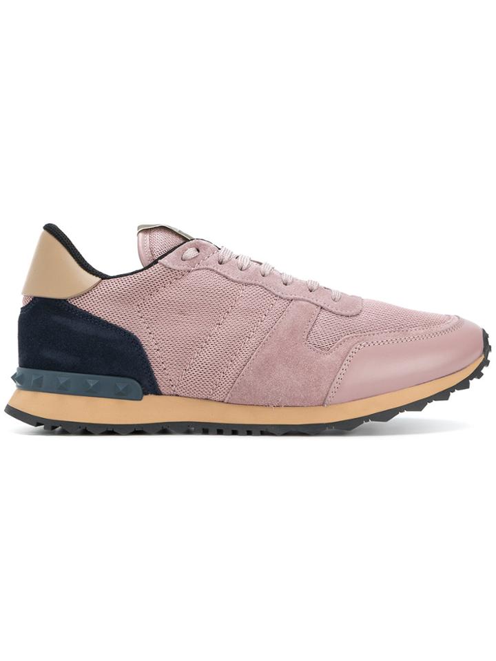 Valentino Rockrunner Sneakers - Pink & Purple