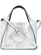 Stella Mccartney Logo Crossbody Bag - Silver