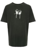 Fake Alpha Vintage Blues Brothers Print T-shirt - Black