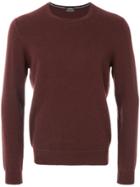 Z Zegna Knitted Jumper - Red