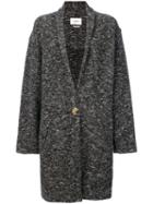 Isabel Marant Étoile - Shawl Lapel Midi Cardigan - Women - Cotton/polyester/alpaca/virgin Wool - 40, Grey, Cotton/polyester/alpaca/virgin Wool