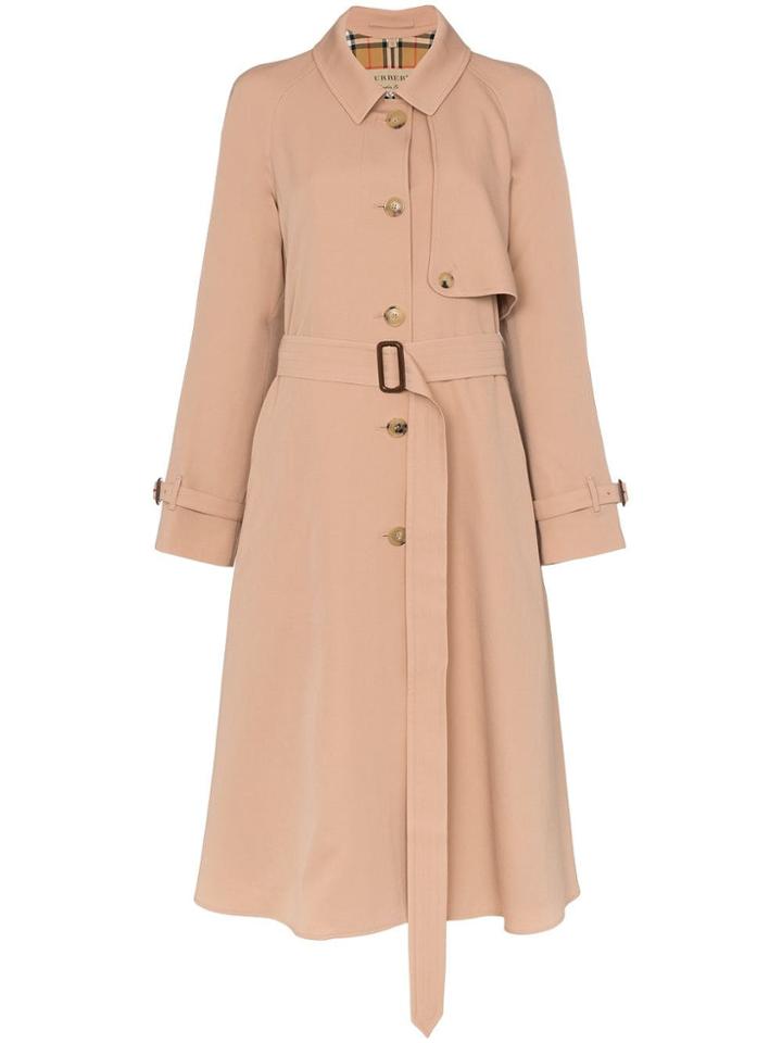 Burberry Cinderford Wool Trench - Blush Pink