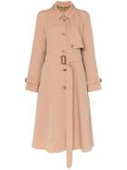 Burberry Cinderford Wool Trench - Blush Pink