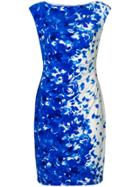 Ralph Lauren Printed Fitted Dress - Blue