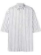 Ami Paris Short Sleeve Oversized Shirt - White