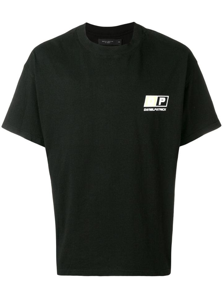 Daniel Patrick Logo Print T-shirt - Black