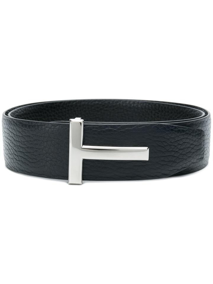 Tom Ford T Buckle Belt - Blue